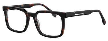 Safari Men Afro Motif Eyeglasses: Tari - Brown Tortoise - SpecSMART Eye Clinic (Diagonal View)